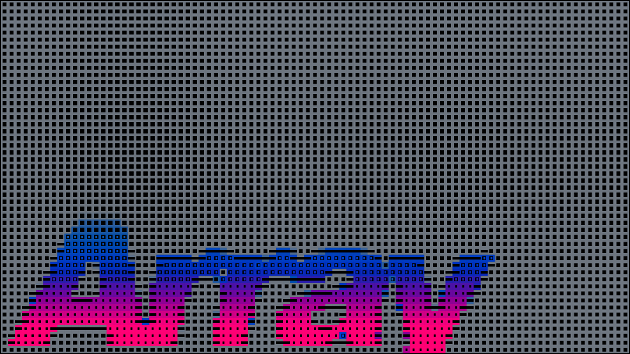 Lettering: Type built from a shape grid