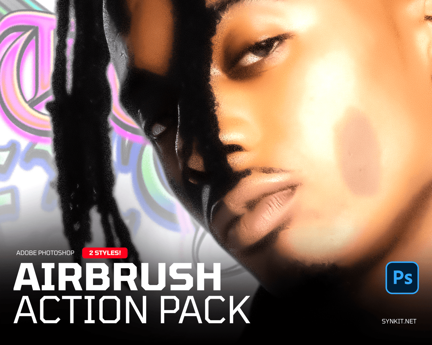 Airbrush | Photoshop Action Pack - Synkit