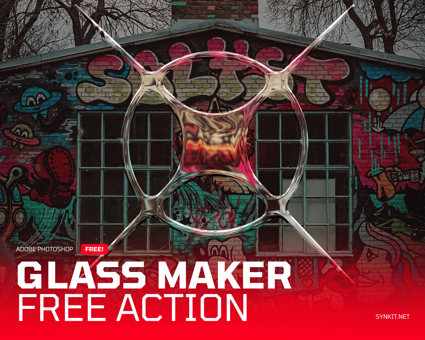 Glass Maker | Free Photoshop Action - Synkit