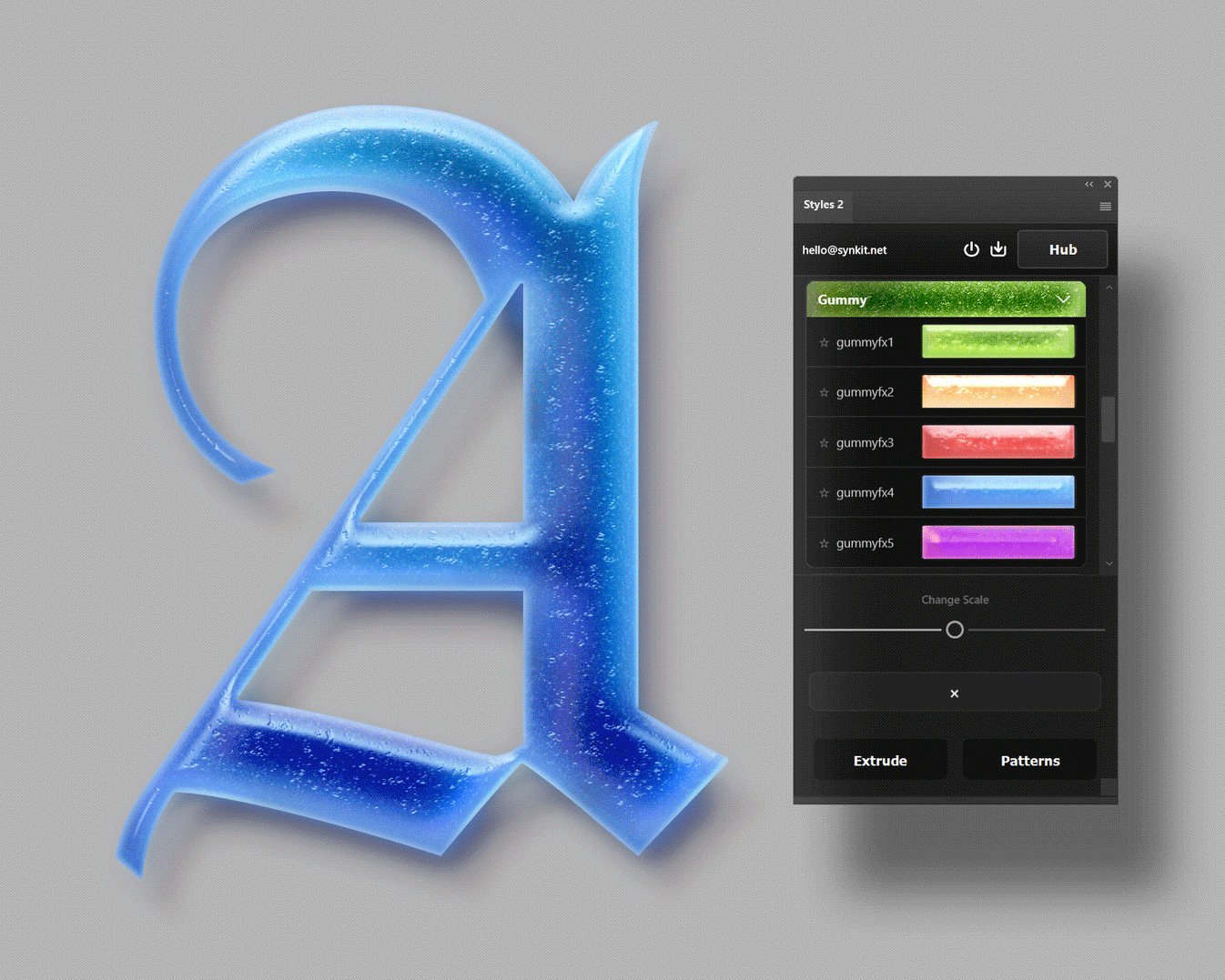 Photoshop Text Effects Bundle | 300+ One-Click Styles | Synkit