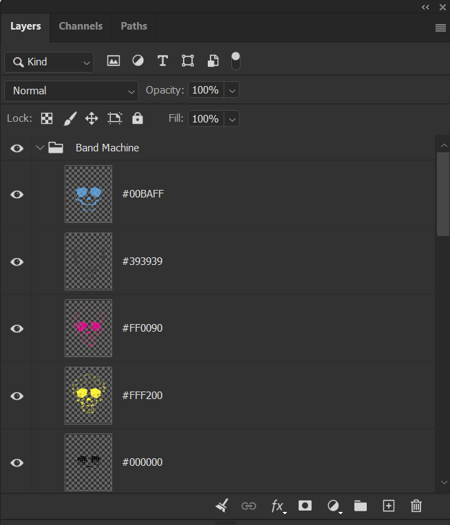 Output: Separate Colors and SVG