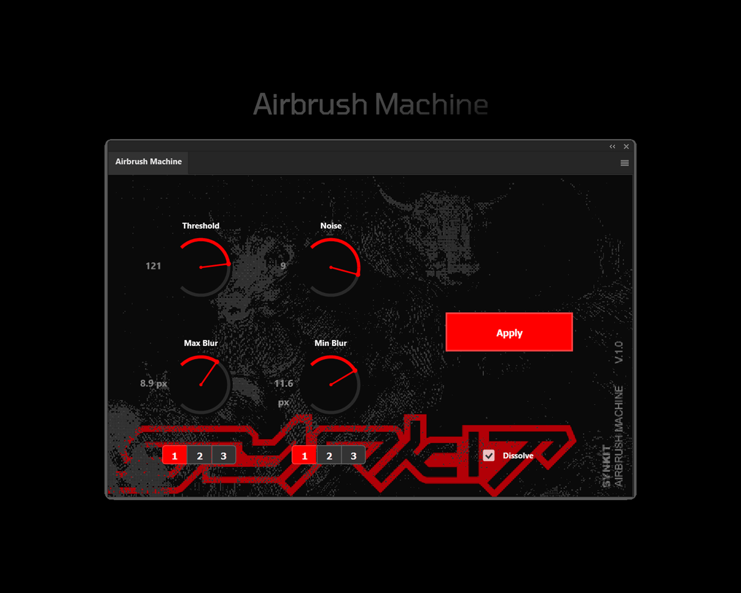 Airbrush Machine | Photoshop Plugin - Synkit