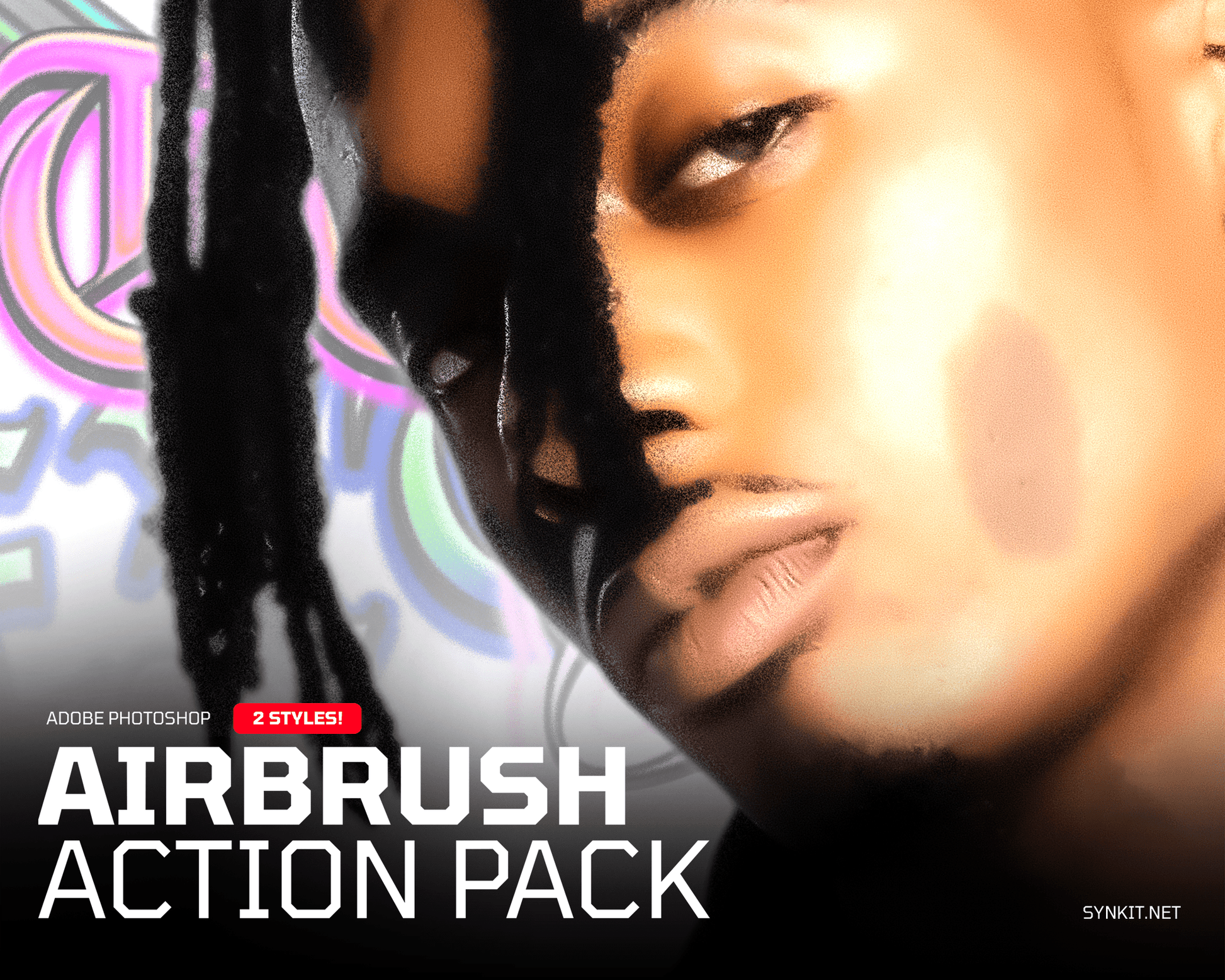 Airbrush | Photoshop Action Pack - Synkit