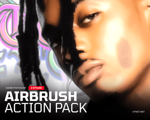 Airbrush | Photoshop Action Pack - Synkit