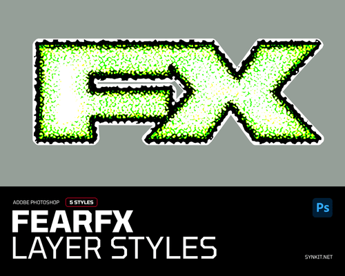 FearFX | 5 Photoshop Layer Styles - Synkit