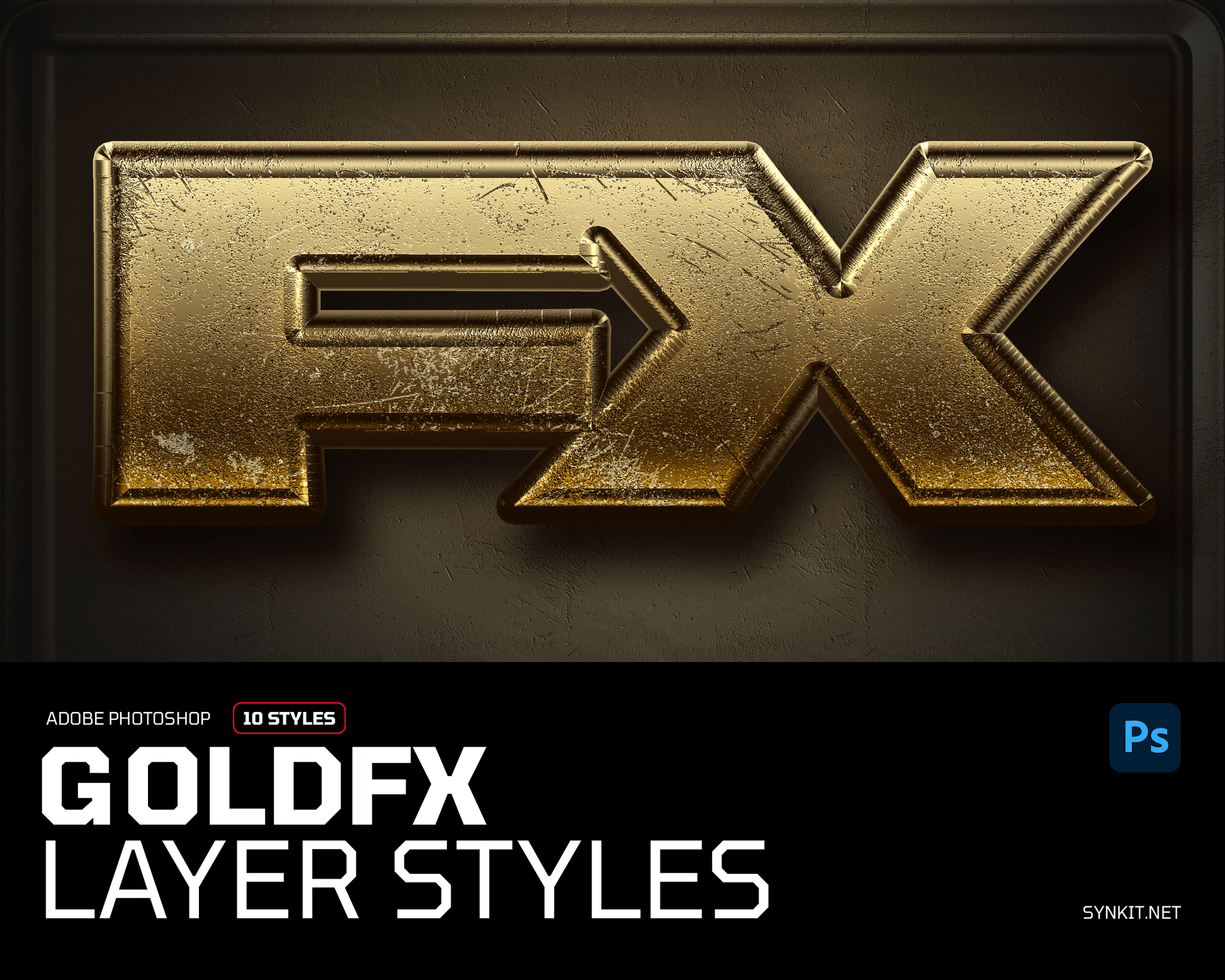 GoldFX | 10 Layer Styles - Synkit