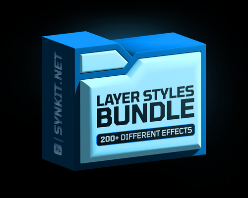 Layer Styles Bundle | 200+ Photoshop Styles - Synkit