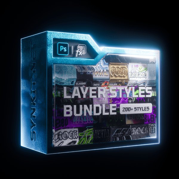 Layer Styles Bundle | 200+ Photoshop Styles - Synkit