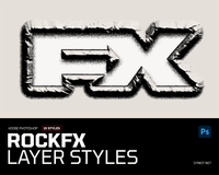 RockFX | Photoshop レイヤースタイル 10 選