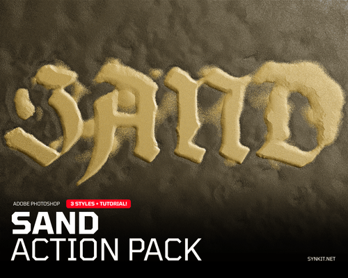 Sand Effect | Photoshop Action Pack - Synkit