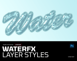 WaterFX | Photoshop レイヤースタイル 6 選